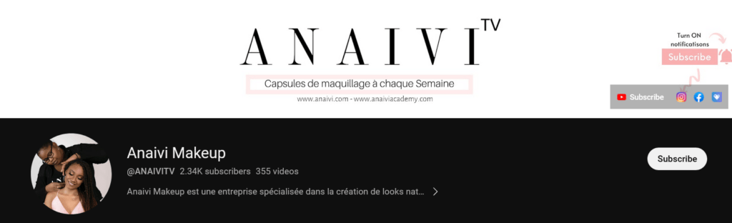 Maquilleur Anaivi Youtube